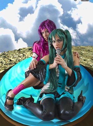 Cosplay Erotica are excited to present you with a picture gallery showcasing Destiny in lesbian sex scene