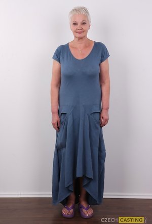 Czech Casting  xxx photo collection featuring Anna demonstrating perfect body